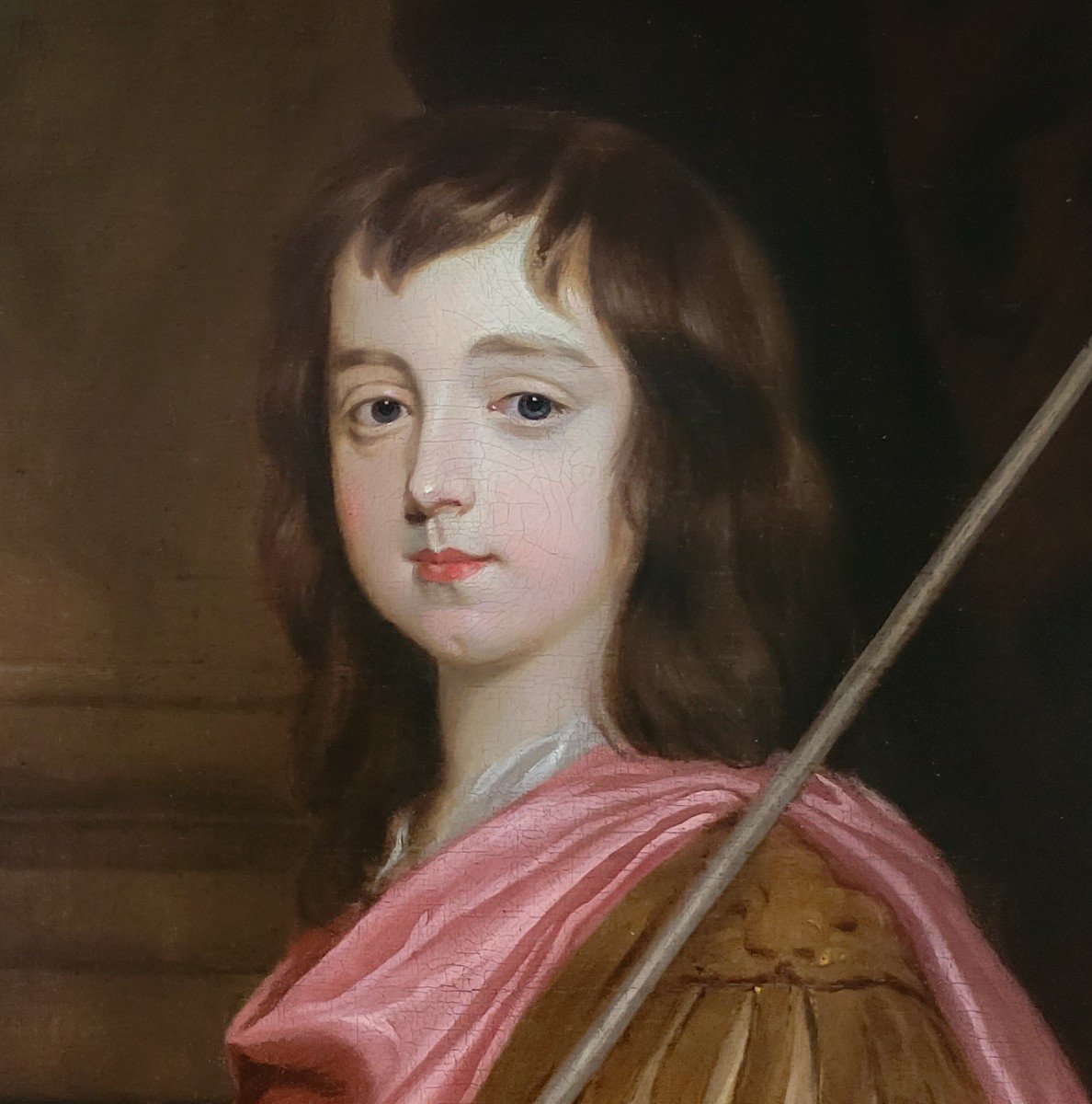 Portrait d'Un Gentilhomme, William Seymour, 3e Duc De Somerset Vers 1658/60; Cadre Doré Fin-photo-3