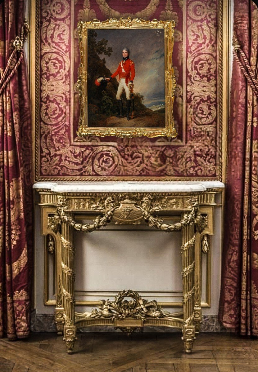 Portrait Of Sir Walter Stirling 1st Baronet, Signed & Dated 1800 By William Philip James Lodder-photo-2