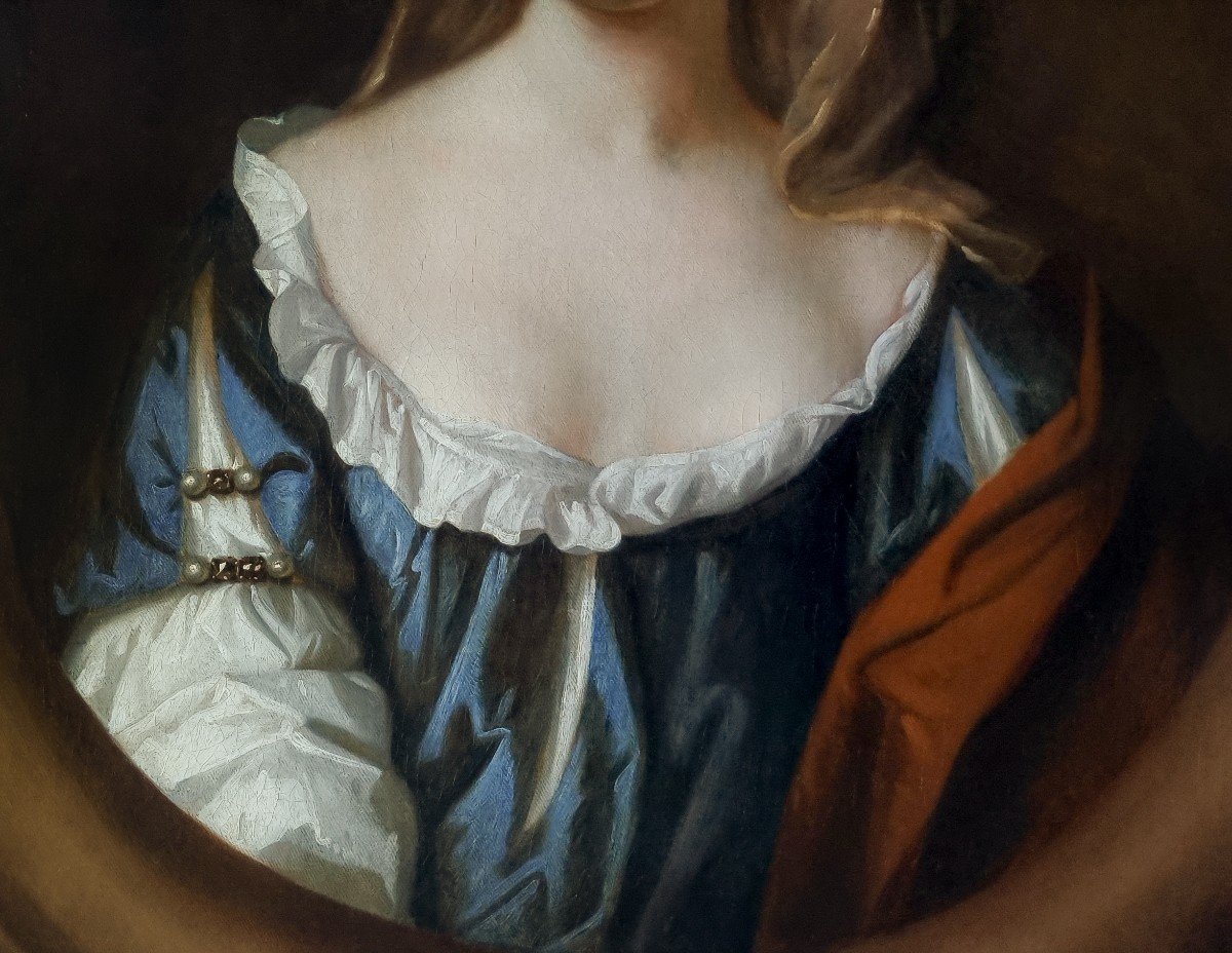 Portrait Of Lady Elizabeth Pelham Nee Jones C.1680 By William Wissing, Notable Provenance-photo-3
