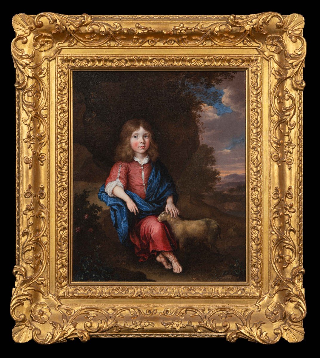 C.1664 Portrait d'Un Garçon, Pieter Van Der Dvssen, Jan Van Haensbergen, Huile Sur Toile
