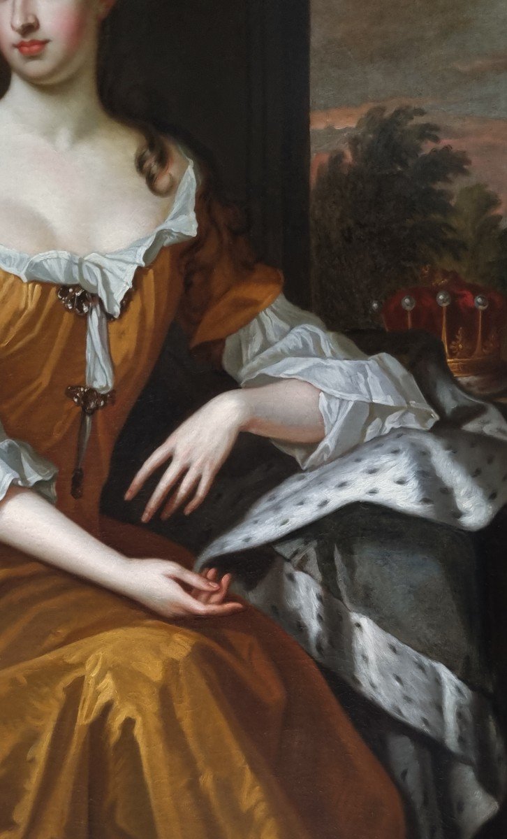 Portrait Of A Lady, Mary Sackville, Countess Of Dorset C.1690; Studio Sir Godfrey Kneller-photo-2