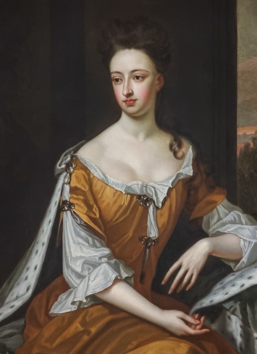 Portrait Of A Lady, Mary Sackville, Countess Of Dorset C.1690; Studio Sir Godfrey Kneller-photo-7
