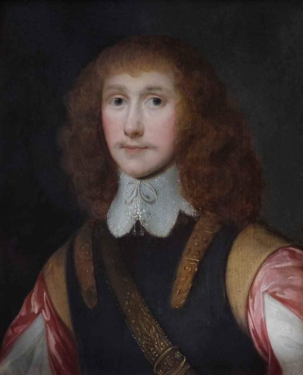 Portrait Of A Gentleman In A Curass, Thomas Bruce, Earl Of Elgin C.1638, Manor House Provenance-photo-3