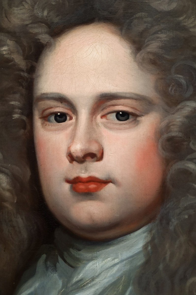 Portrait Of A Gentleman, William Clayton Circa 1695-1710; Godfrey Kneller Workshop, Painting-photo-2
