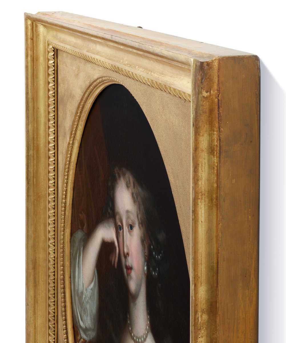Portrait d'une dame, la comtesse Westmoreland en robe argentée vers 1667, huile sur toile-photo-1