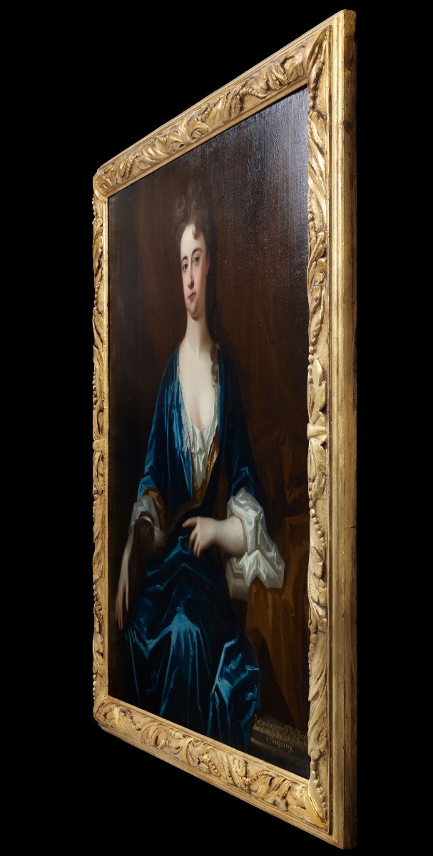 Portrait de dame, Barbara Herbert, comtesse de Pembroke, vers 1708 Charles d’Agar, tableau-photo-3