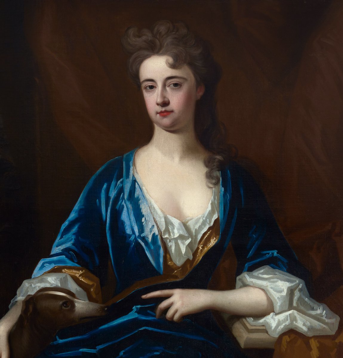 Portrait de dame, Barbara Herbert, comtesse de Pembroke, vers 1708 Charles d’Agar, tableau-photo-3