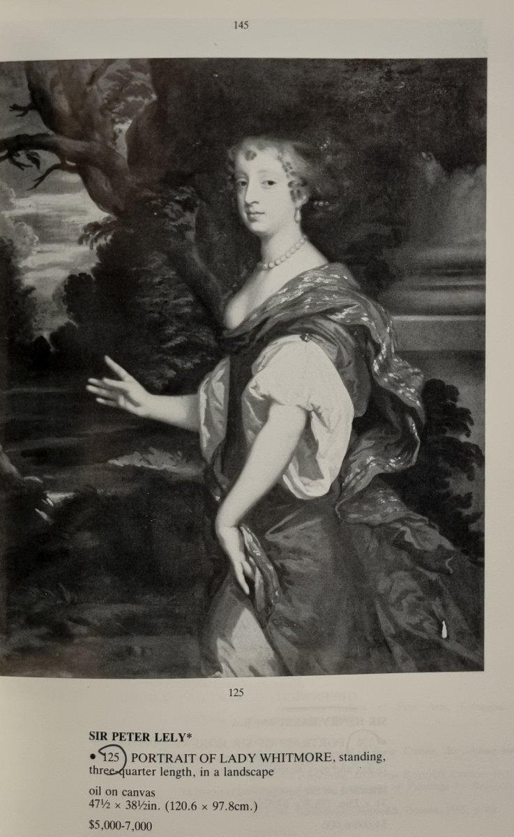 Portrait Of Elizabeth Wriothesley, Countess Of Northumberland C. 1665-1669; Sir Peter Lely-photo-6