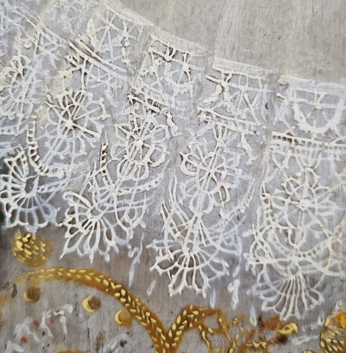 A Rare Jacobean Portrait Of Lady Elizabeth Wheeler Née Cole, 1623, Oil On Panel Painting-photo-6