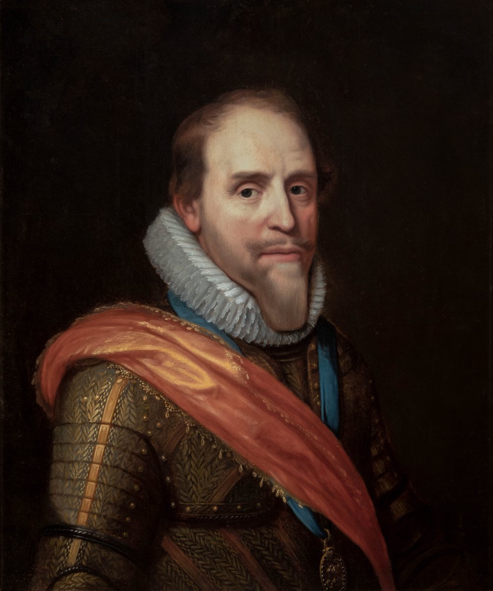 Portrait Of A Gentleman, Prince Of Orange-nassau, 17th Century, Oil Painting, Mierevelt-photo-1