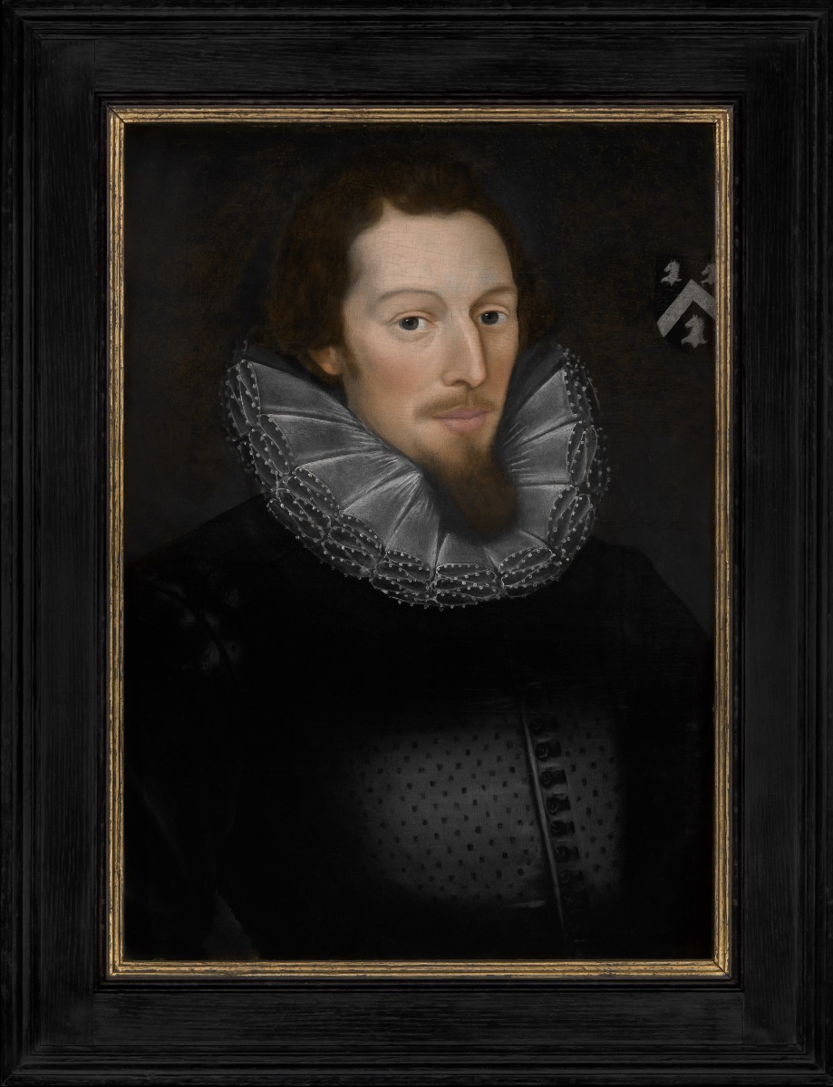 Portrait de Sir Edward East (1584–1657), huile sur panneau, Angleterre, v.1605–1615
