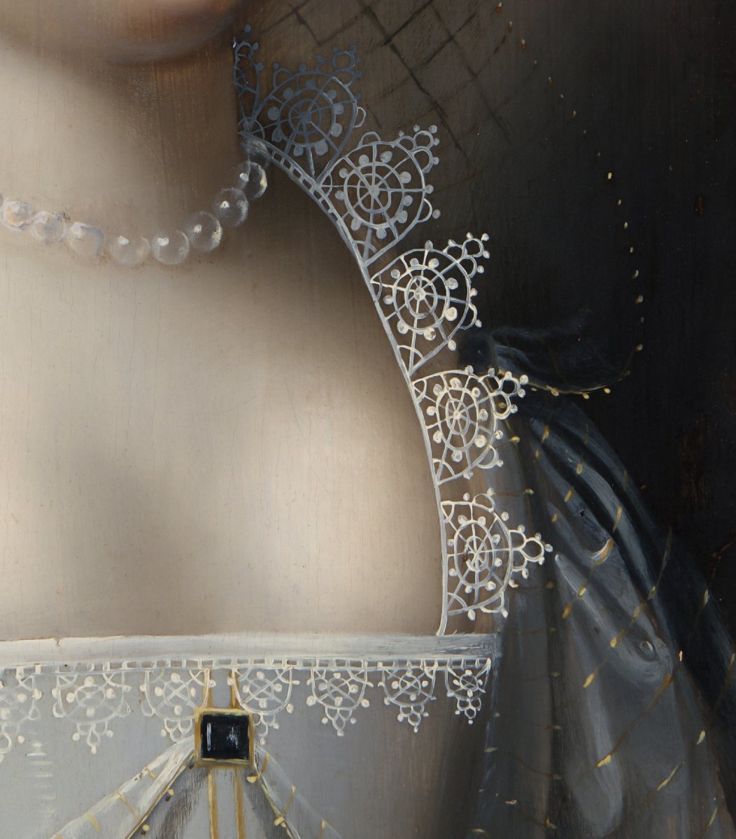 Portrait de Jacqueline de Bueil (1589–1651), comtesse de Moret, v.1630–1635, attr. Jean Ducayer-photo-4