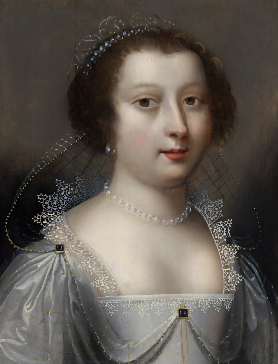 Portrait de Jacqueline de Bueil (1589–1651), comtesse de Moret, v.1630–1635, attr. Jean Ducayer-photo-3