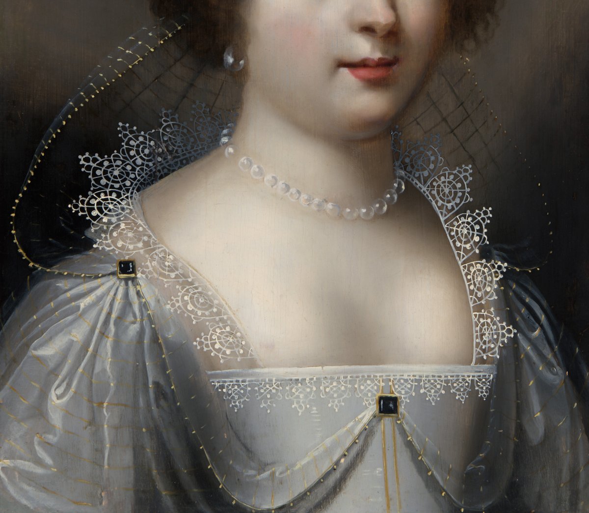 Portrait de Jacqueline de Bueil (1589–1651), comtesse de Moret, v.1630–1635, attr. Jean Ducayer-photo-4