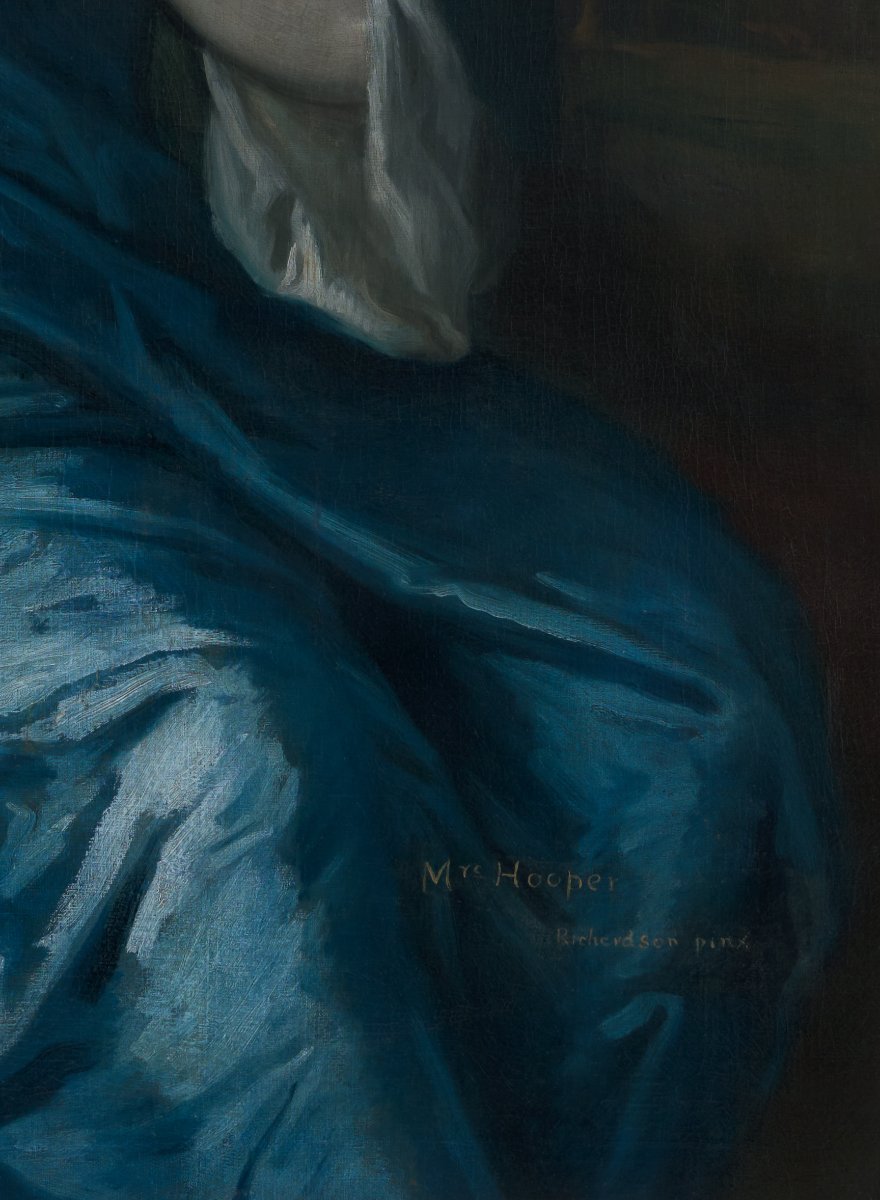 Jonathan Richardson, Portrait anglais de Mary Hooper (née Davie), aristocratie, vers 1715-photo-6