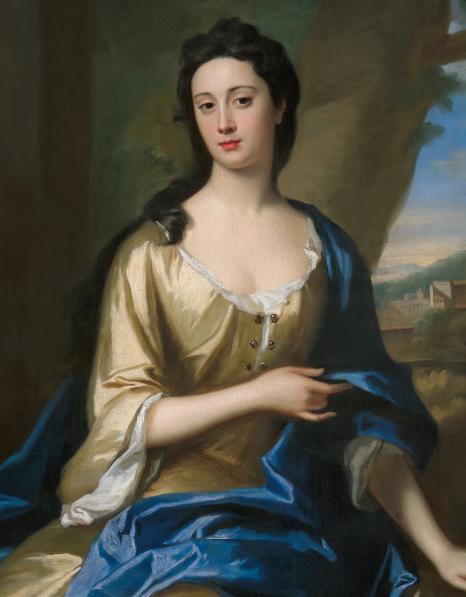 Portrait de Mary Churchill, épouse de Joseph Damer, 1715, attribué Jonathan Richardson-photo-3