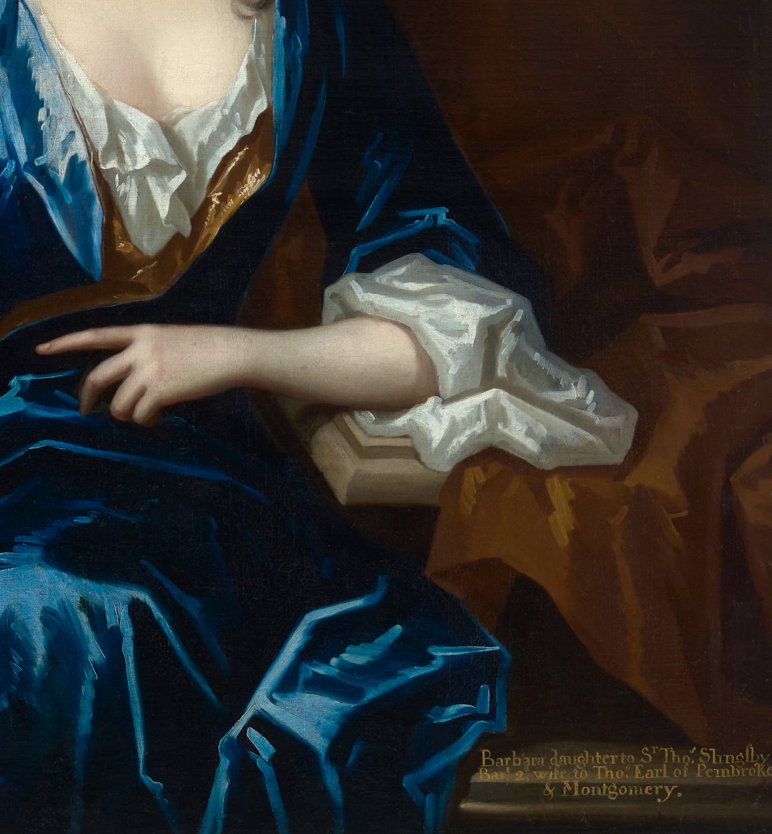 Portrait Of Barbara Herbert, Countess Of Pembroke C.1708 Charles D’agar (1669-1723) Painting-photo-1