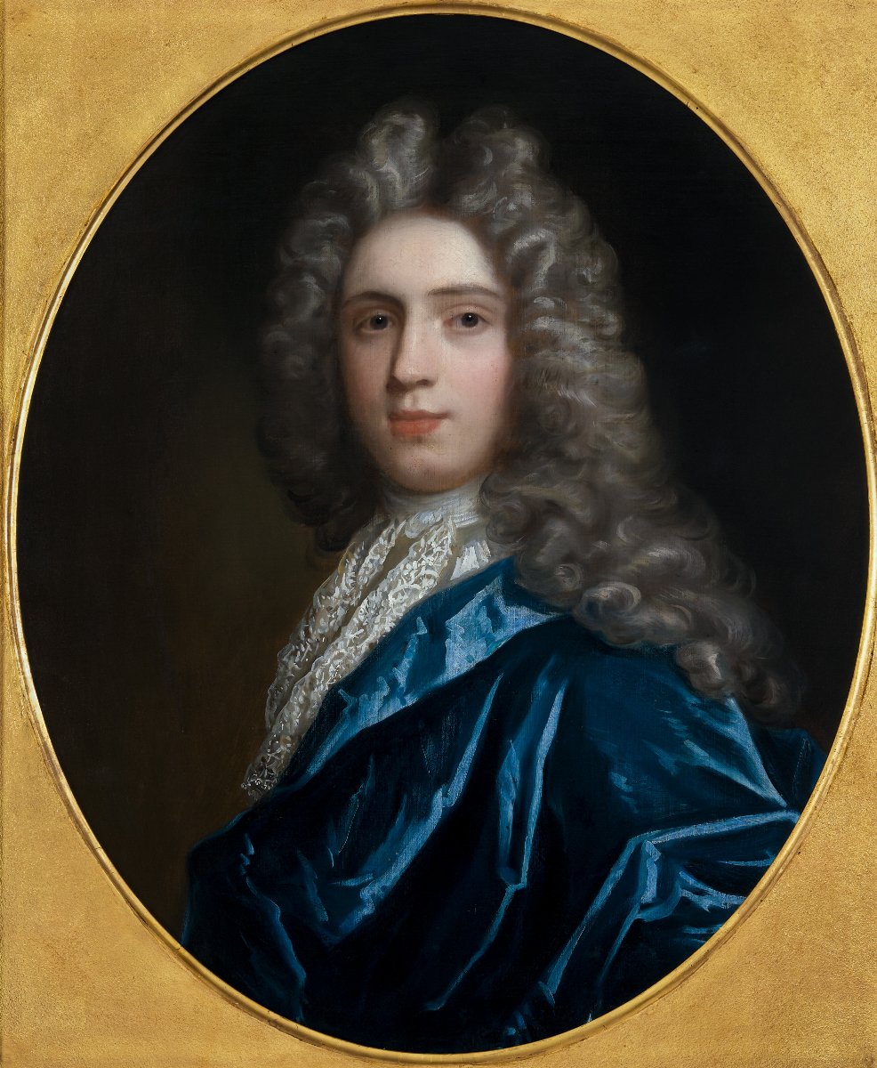 Portrait Of Sir John Wentworth And Mary Wentworth C.1695; Michael Dahl, Oil On Canvas Painting-photo-4