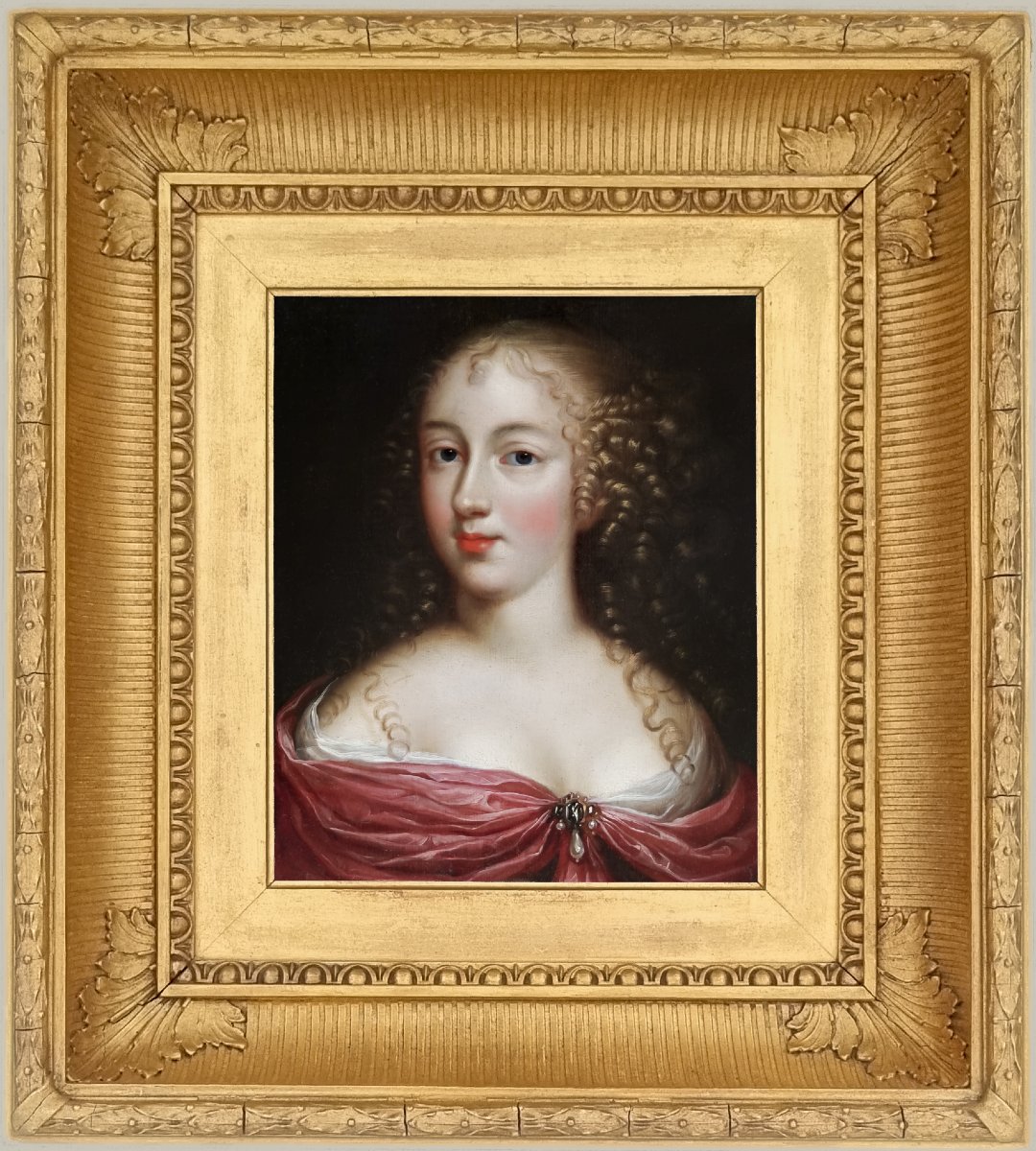  Portrait Of Philadelphia Parker, Later Mrs Stephen Piper C.1690-95, Oil On Panel, Mignard