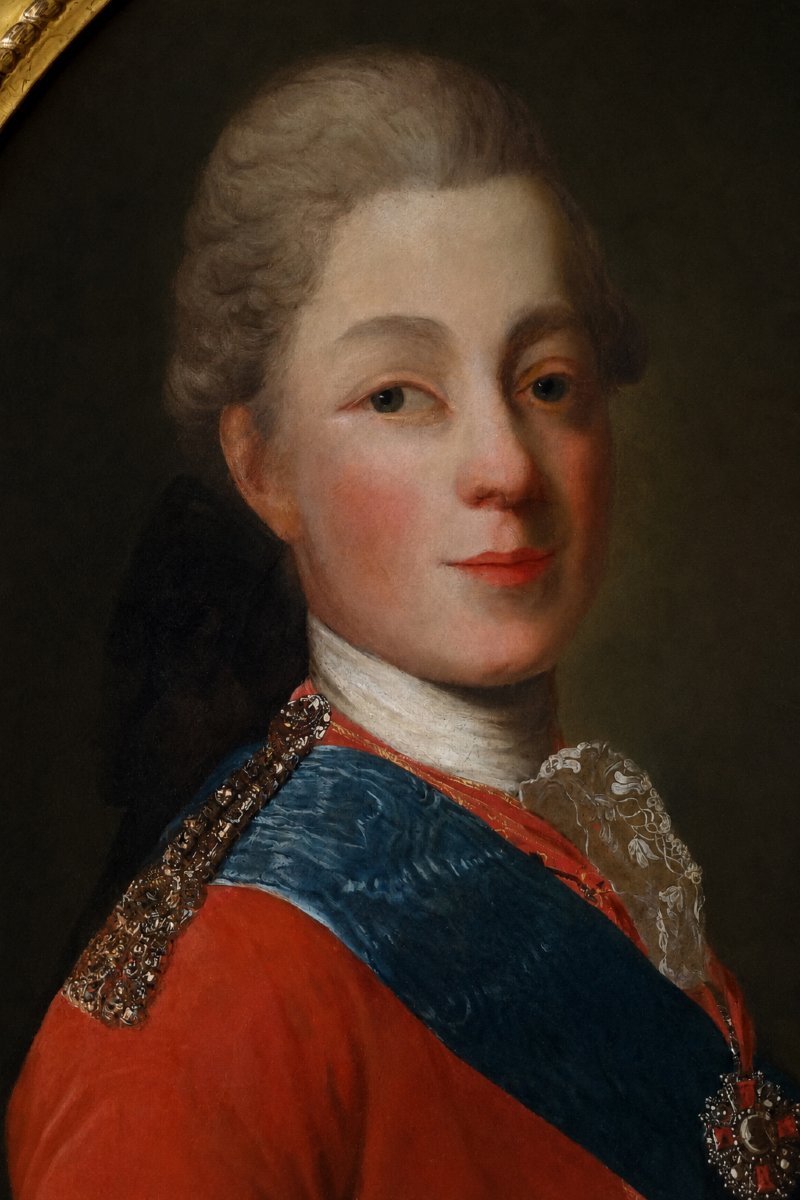 Portrait du grand-duc Pavel Petrovitch, futur empereur Paul Ier de Russie, peinture vers 1780-photo-4