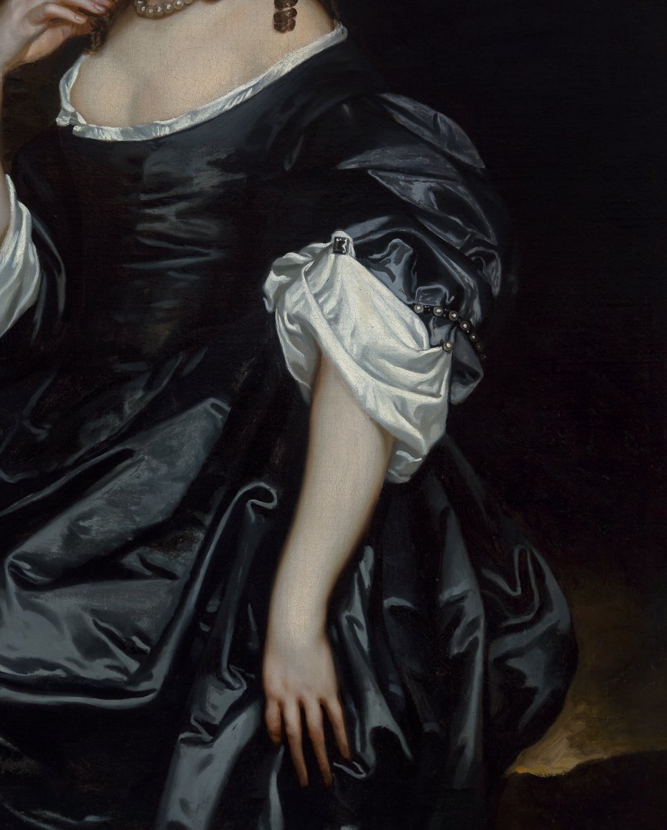 Portrait vers 1660, élégante œuvre de la Restauration anglaise, atelier Sir Peter Lely-photo-4