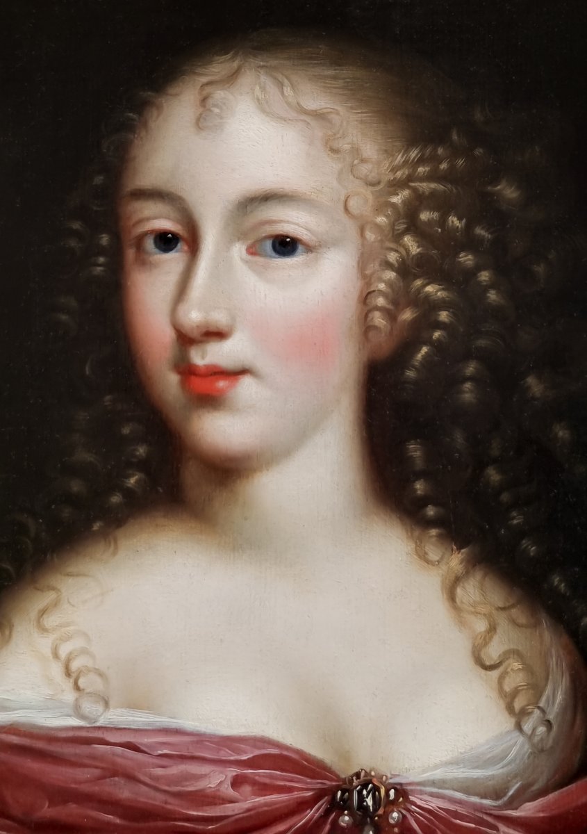 Portrait de Philadelphia Parker, plus tard Madame Stephen Piper, vers 1690, Huile sur panneau-photo-3