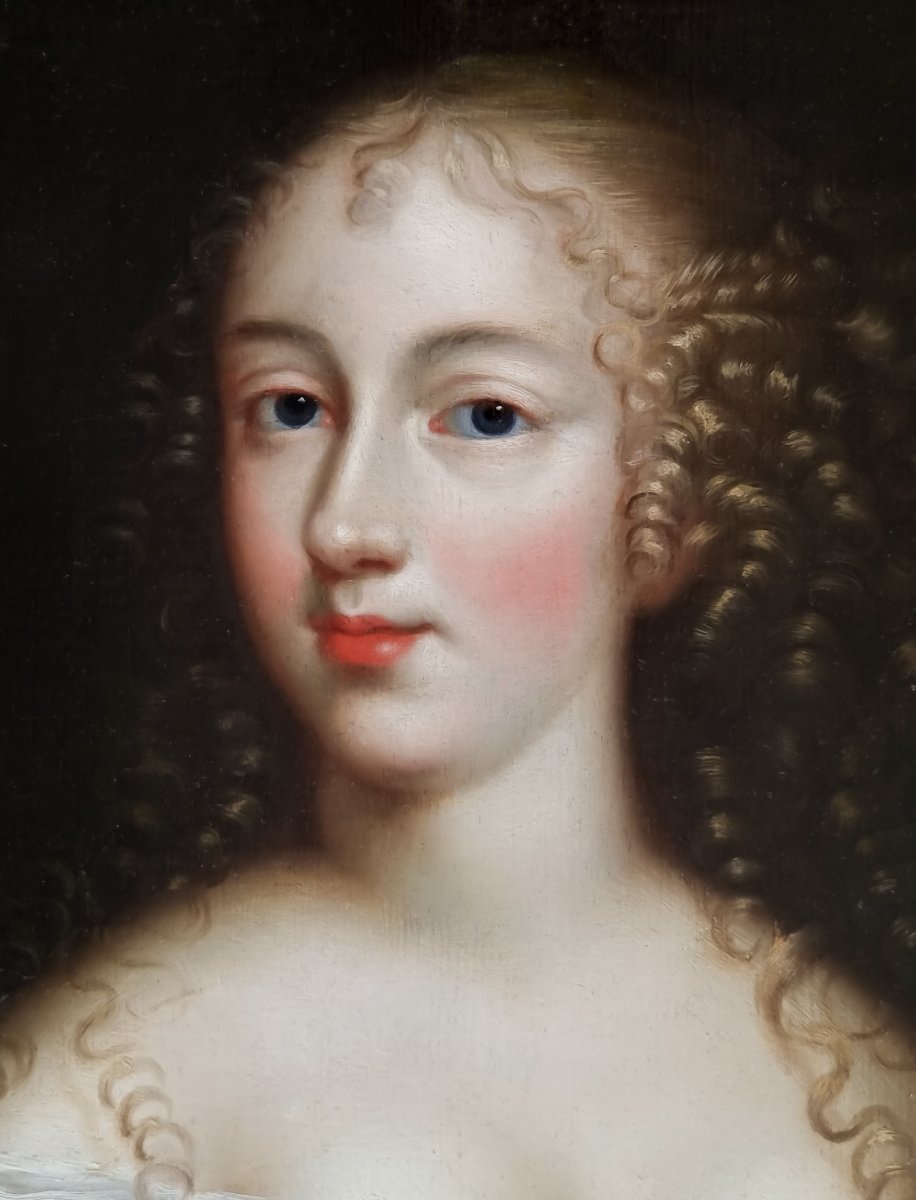 Portrait de Philadelphia Parker, plus tard Madame Stephen Piper, vers 1690, Huile sur panneau-photo-1
