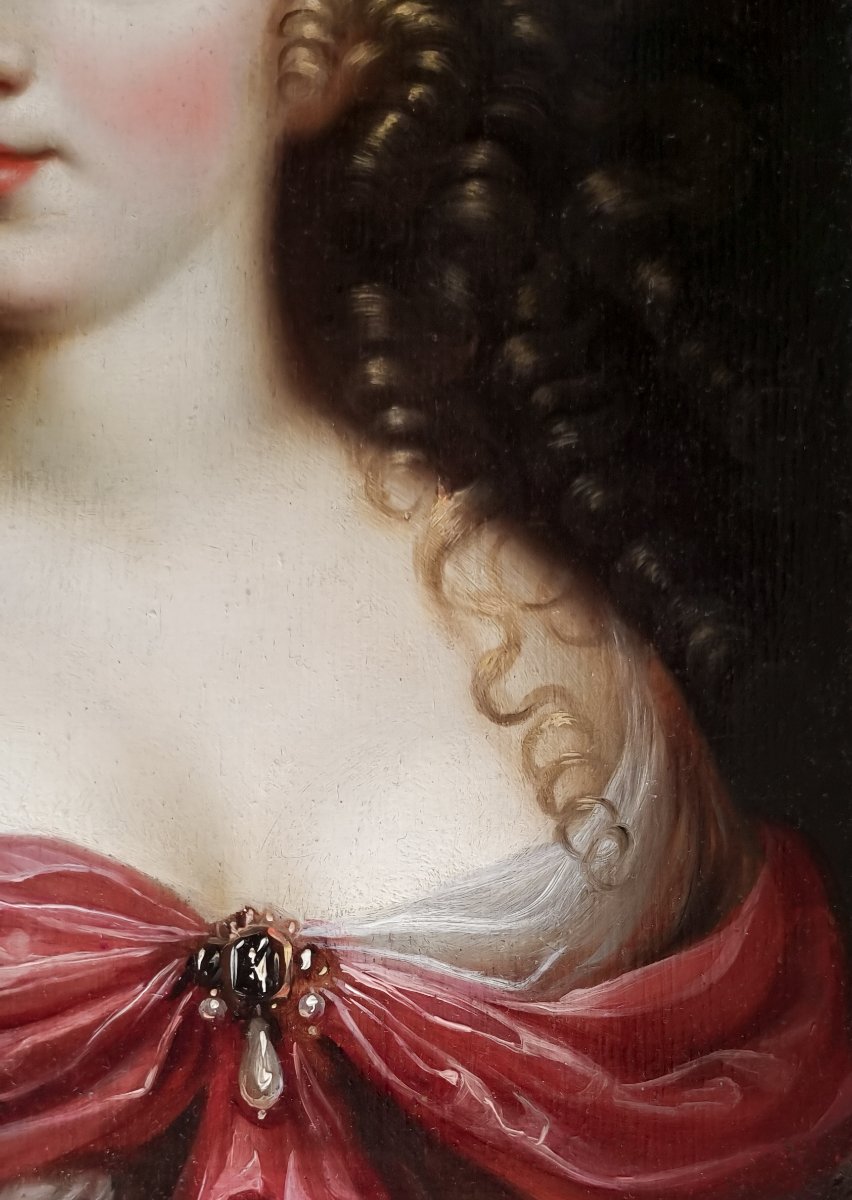 Portrait de Philadelphia Parker, plus tard Madame Stephen Piper, vers 1690, Huile sur panneau-photo-2