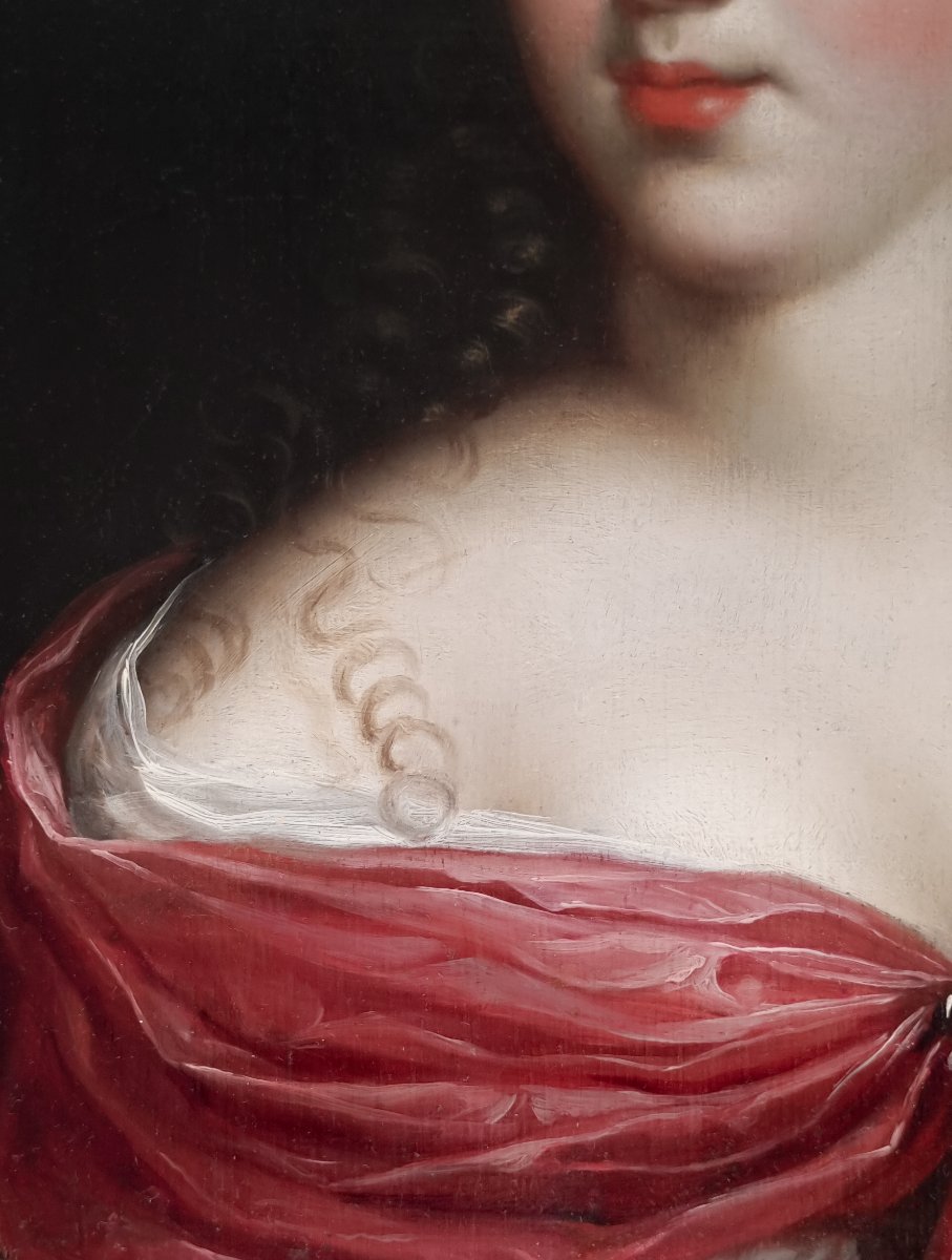 Portrait de Philadelphia Parker, plus tard Madame Stephen Piper, vers 1690, Huile sur panneau-photo-6