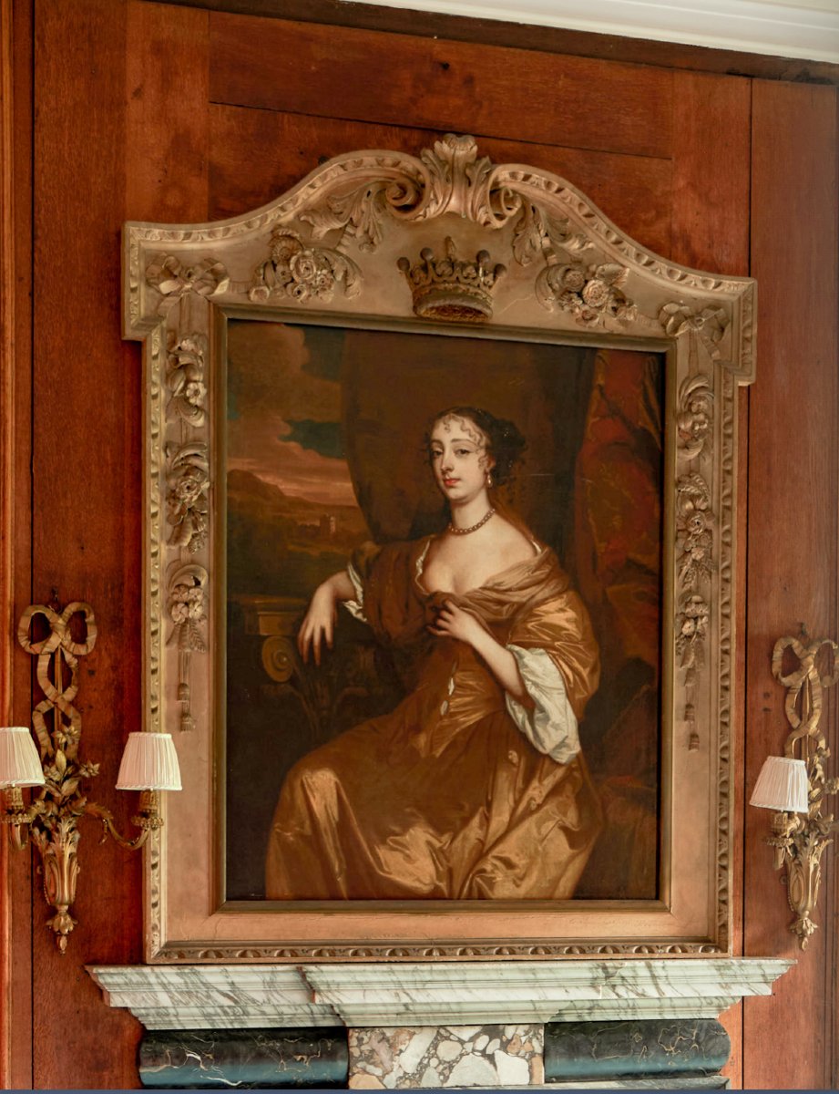 Portrait de Sarah Bodvile, comtesse de Radnor (vers 1660), Peter Lely, Provenance : Manor House-photo-2