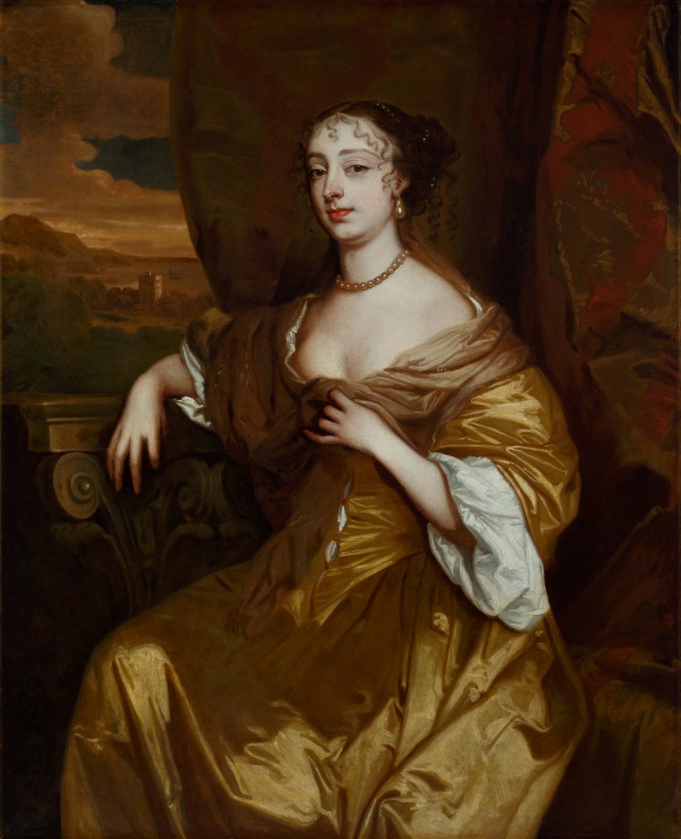 Portrait de Sarah Bodvile, comtesse de Radnor (vers 1660), Peter Lely, Provenance : Manor House-photo-3