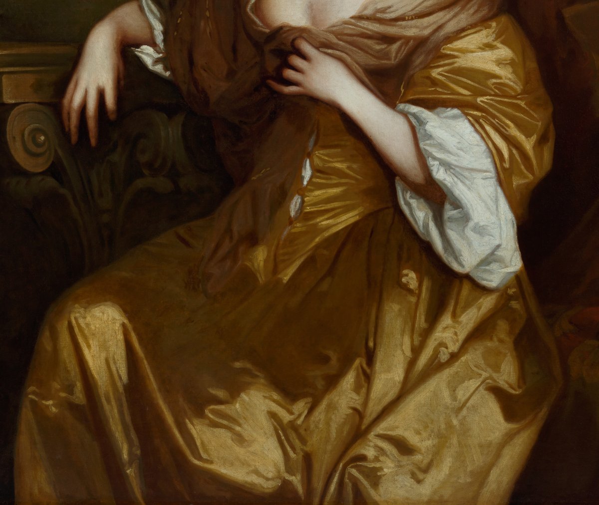 Portrait de Sarah Bodvile, comtesse de Radnor (vers 1660), Peter Lely, Provenance : Manor House-photo-4