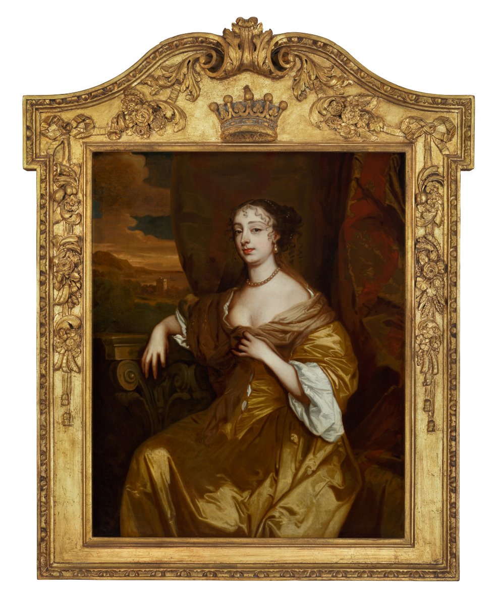 Portrait de Sarah Bodvile, comtesse de Radnor (vers 1660), Peter Lely, Provenance : Manor House