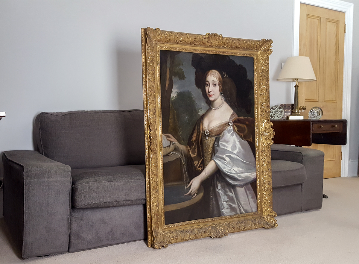 Portrait D’une Femme, France, Vers 1660-photo-2