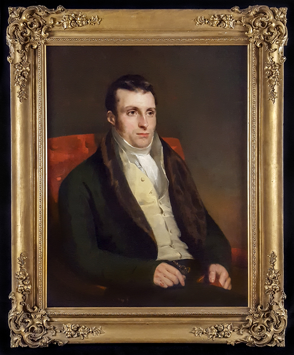 Portrait d'Un Gentilhomme, Signé Et Daté De 1818