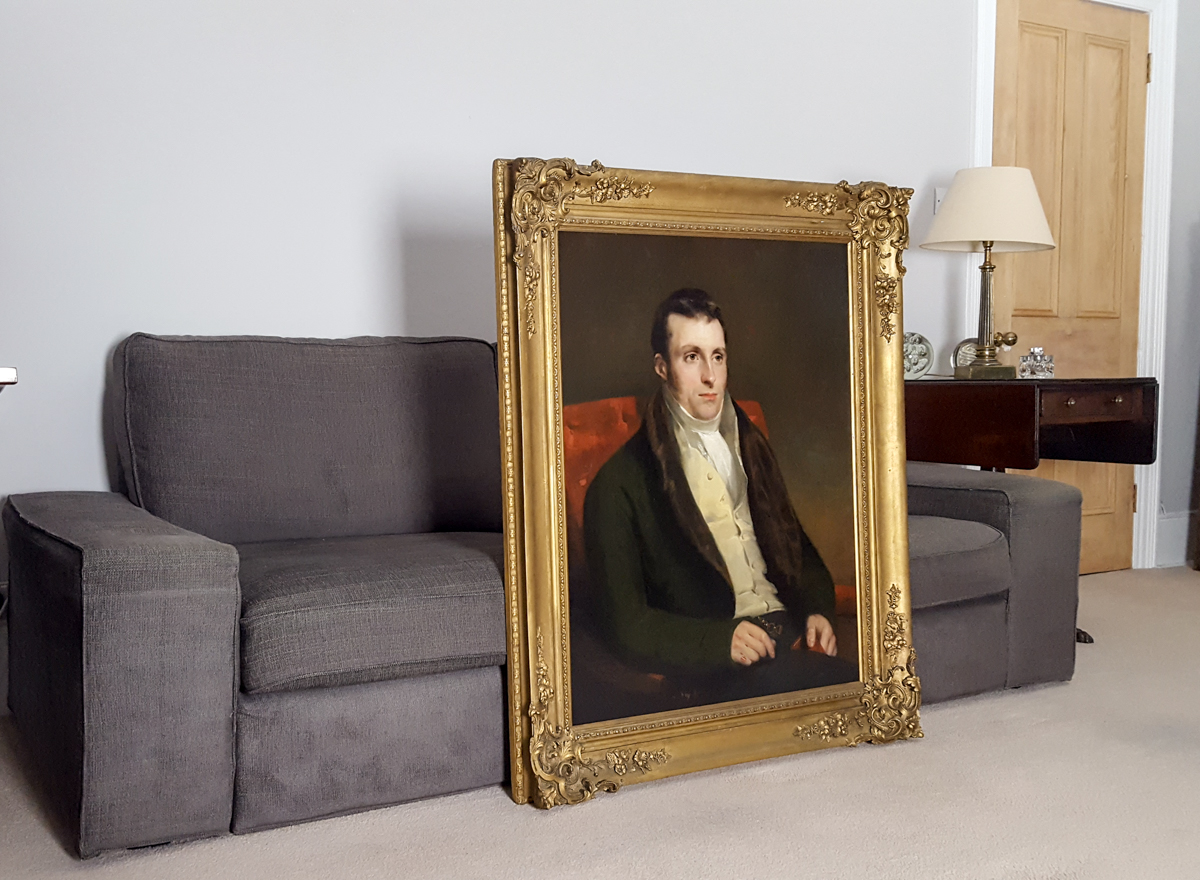 Portrait d'Un Gentilhomme, Signé Et Daté De 1818-photo-2