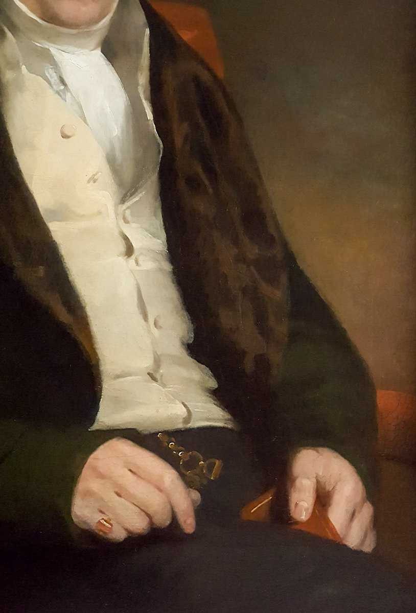 Portrait d'Un Gentilhomme, Signé Et Daté De 1818-photo-3