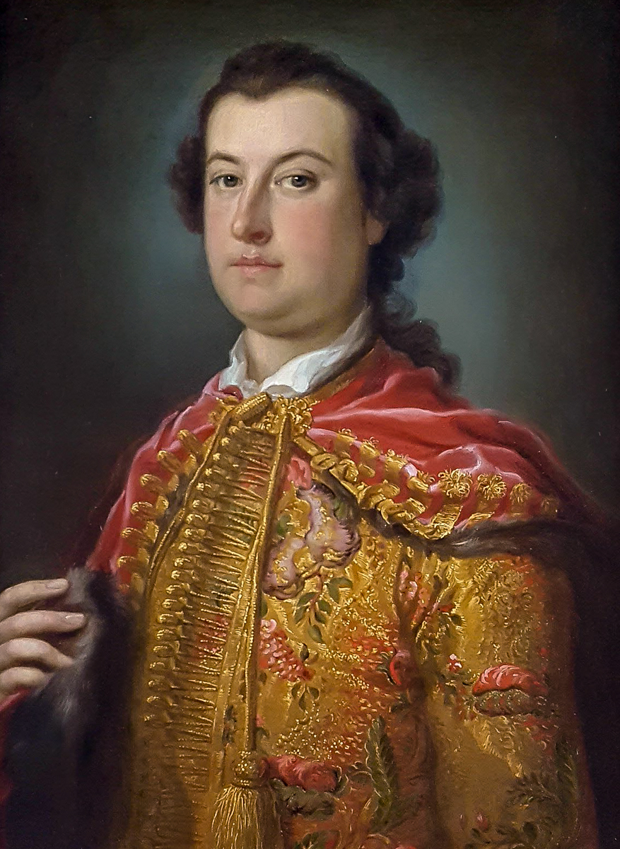 Portrait Of A Gentleman Délicat Vieux Maître Italien Du 18e Siècle-photo-3