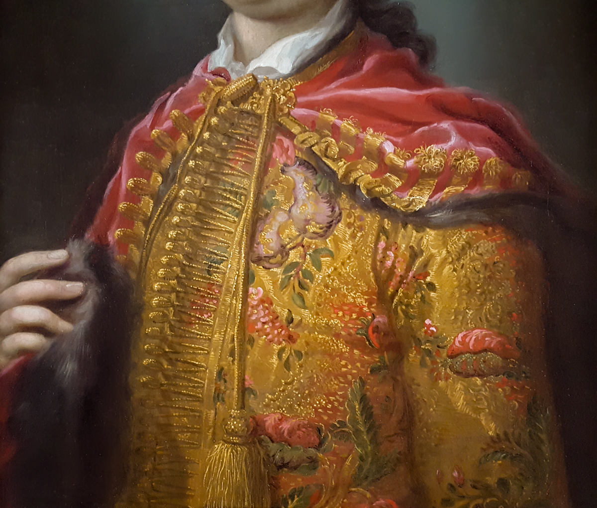 Portrait Of A Gentleman Délicat Vieux Maître Italien Du 18e Siècle-photo-4