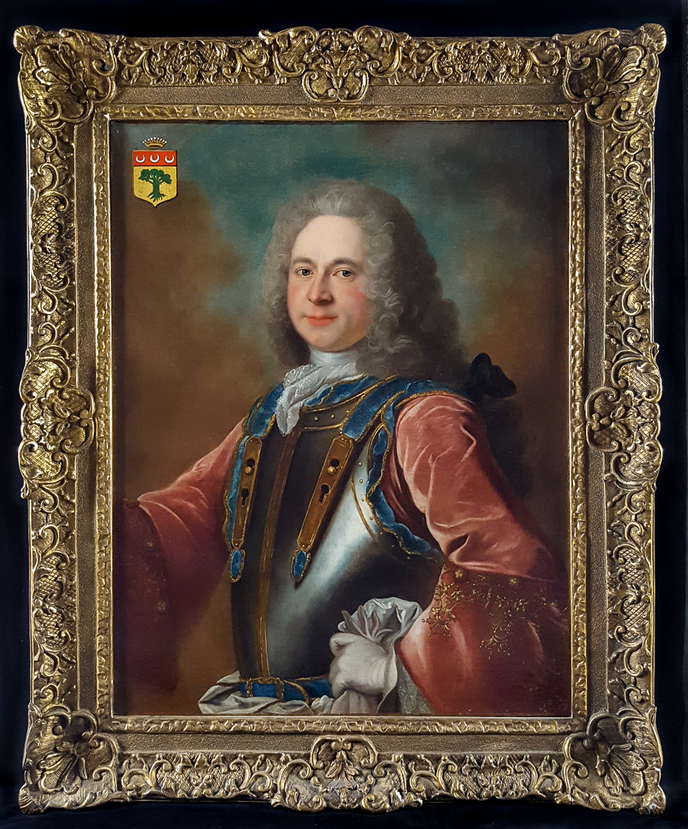 Portrait De Gentilhomme, Française Vers 1720
