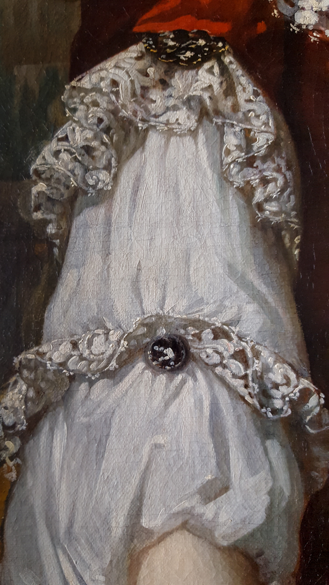 Portrait Of A Lady Vieux Maître Néerlandais Signé Et Daté De 1693-photo-3