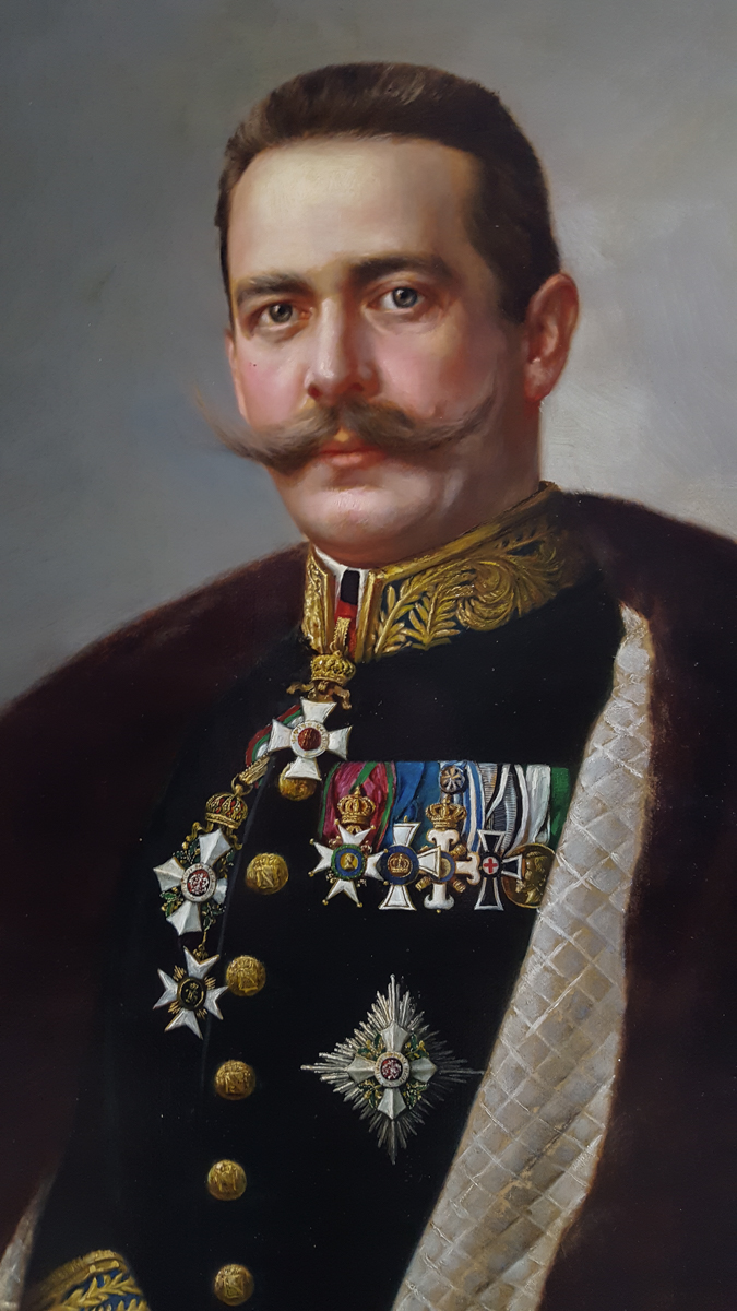 Portrait d'Un Officier, Signé Et Daté De 1896-photo-1