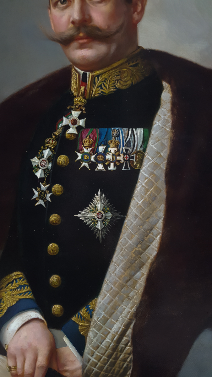 Portrait d'Un Officier, Signé Et Daté De 1896-photo-2