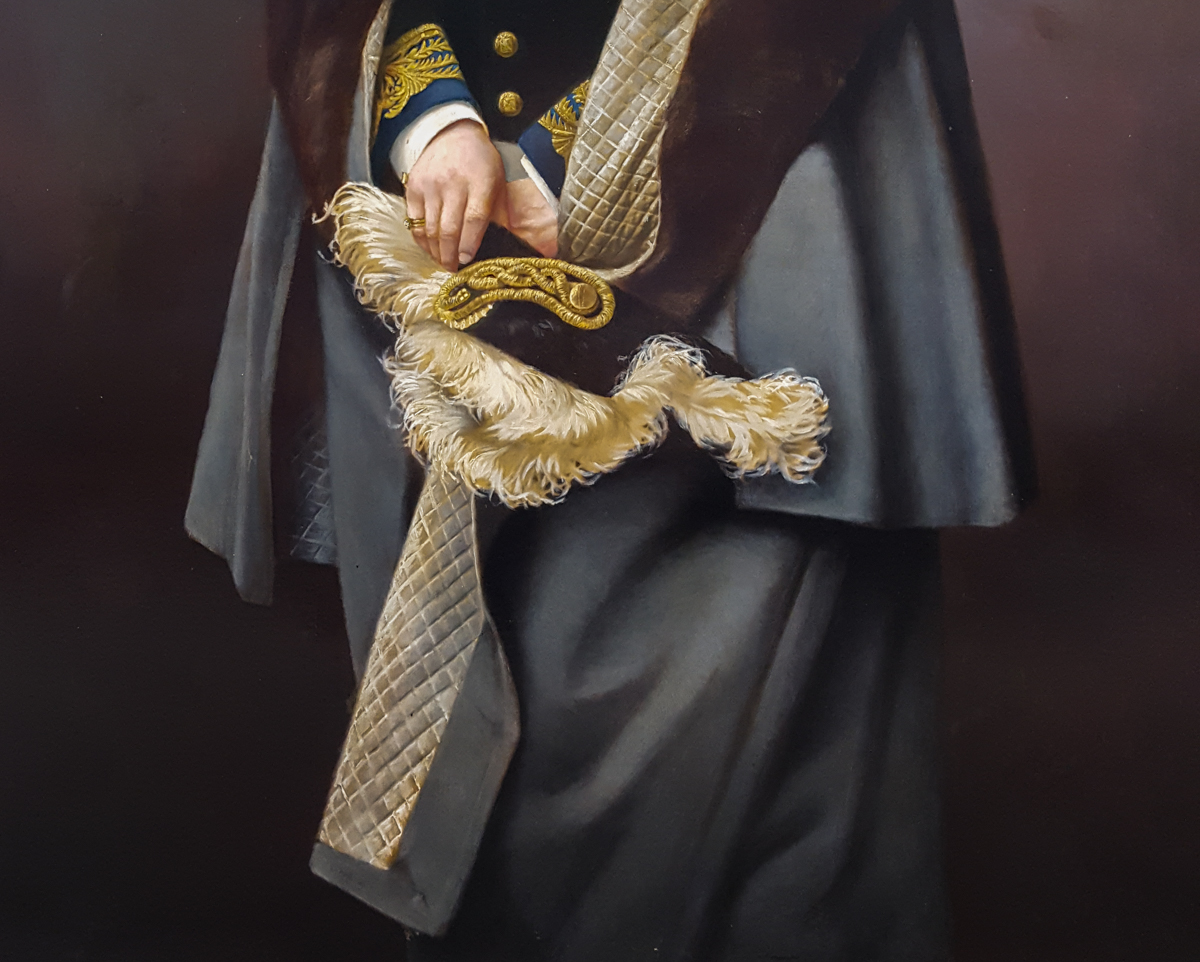 Portrait d'Un Officier, Signé Et Daté De 1896-photo-3
