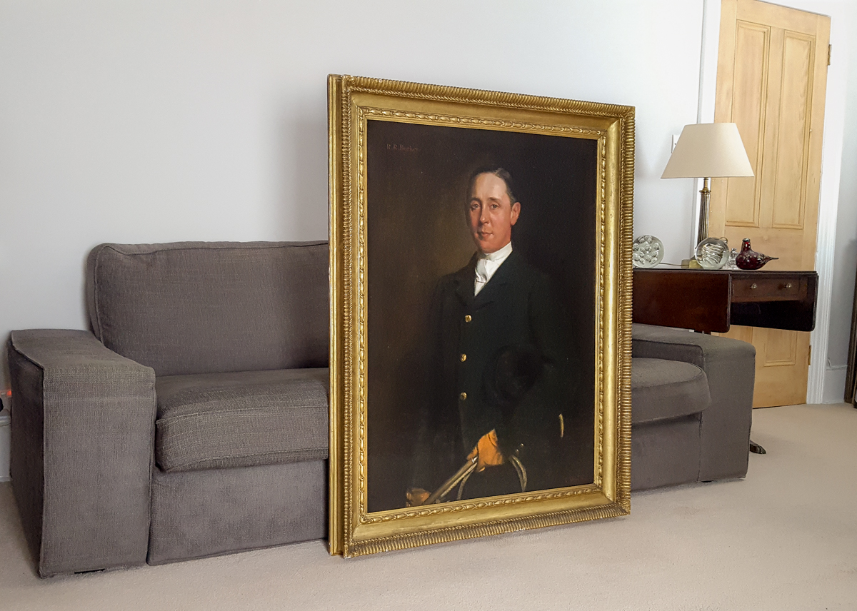 Portrait Of Reginald Raymond-barker (1875-1939), Signed & Dated 1912, Edward Patry (1856-1940)-photo-3