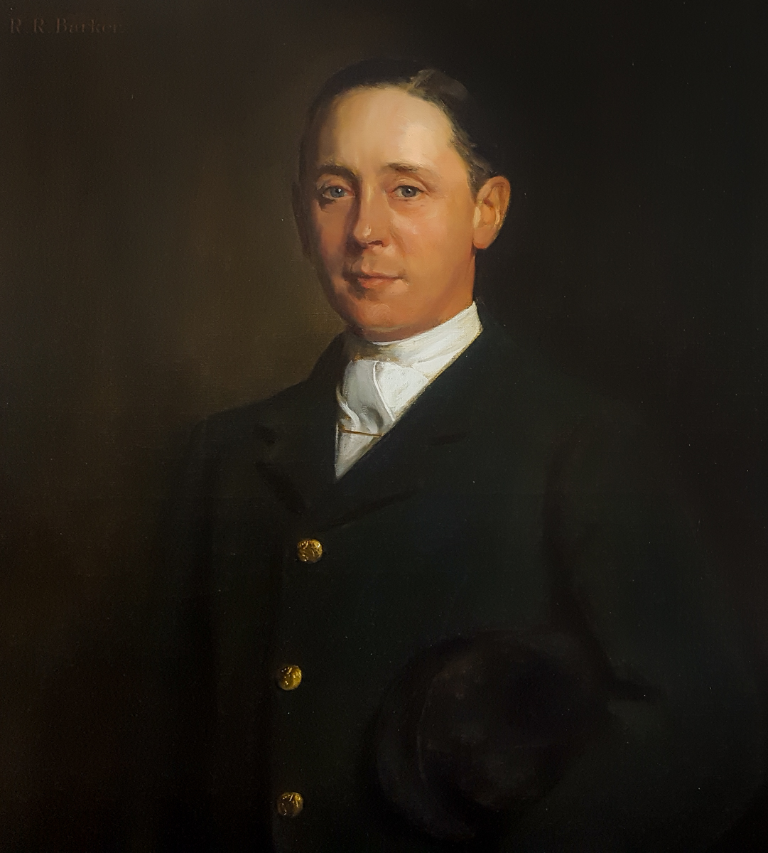 Portrait Of Reginald Raymond-barker (1875-1939), Signed & Dated 1912, Edward Patry (1856-1940)-photo-4