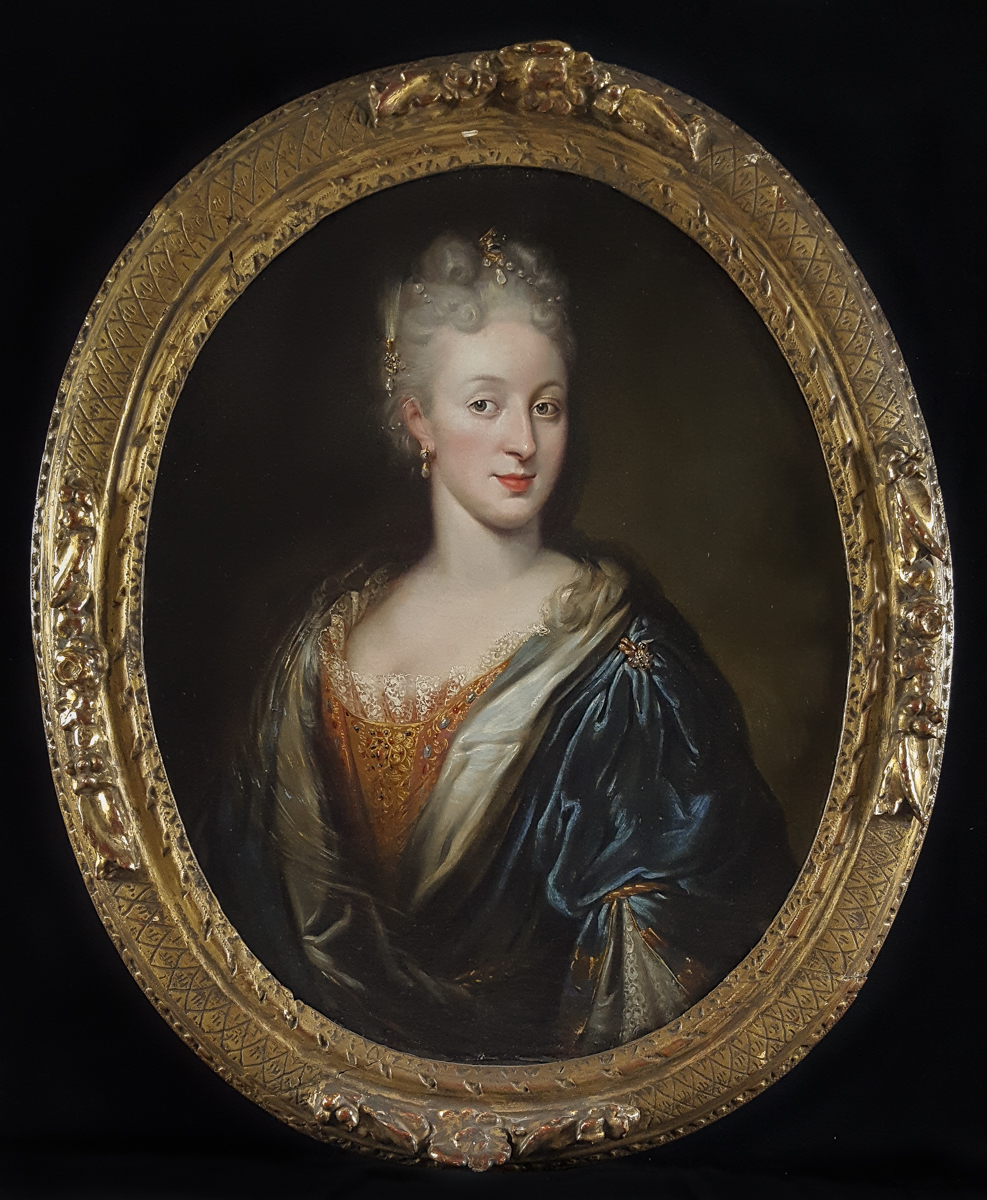 Portait De Dame, Française Vers 1720
