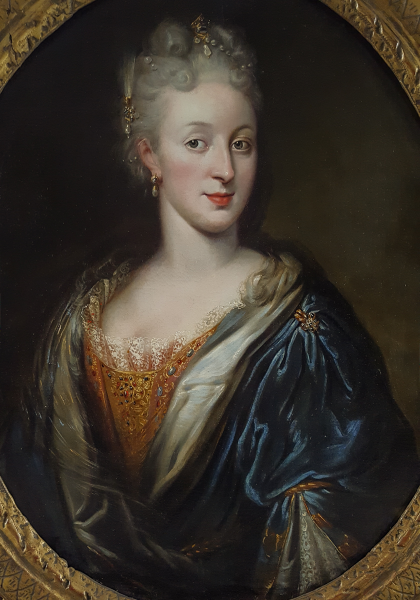 Portait De Dame, Française Vers 1720-photo-3