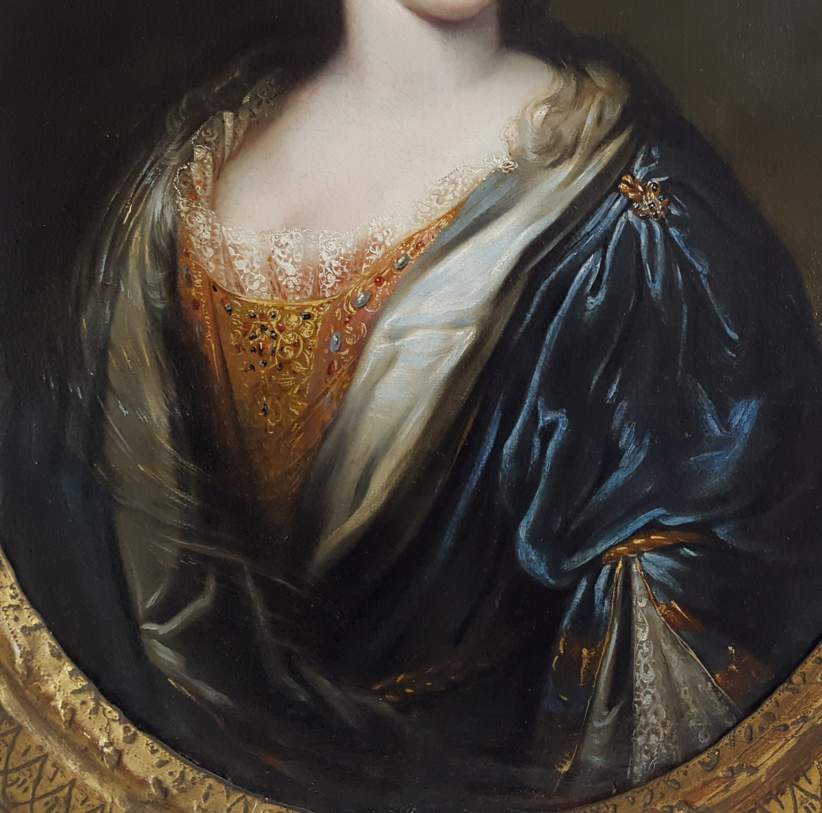 Portait De Dame, Française Vers 1720-photo-1