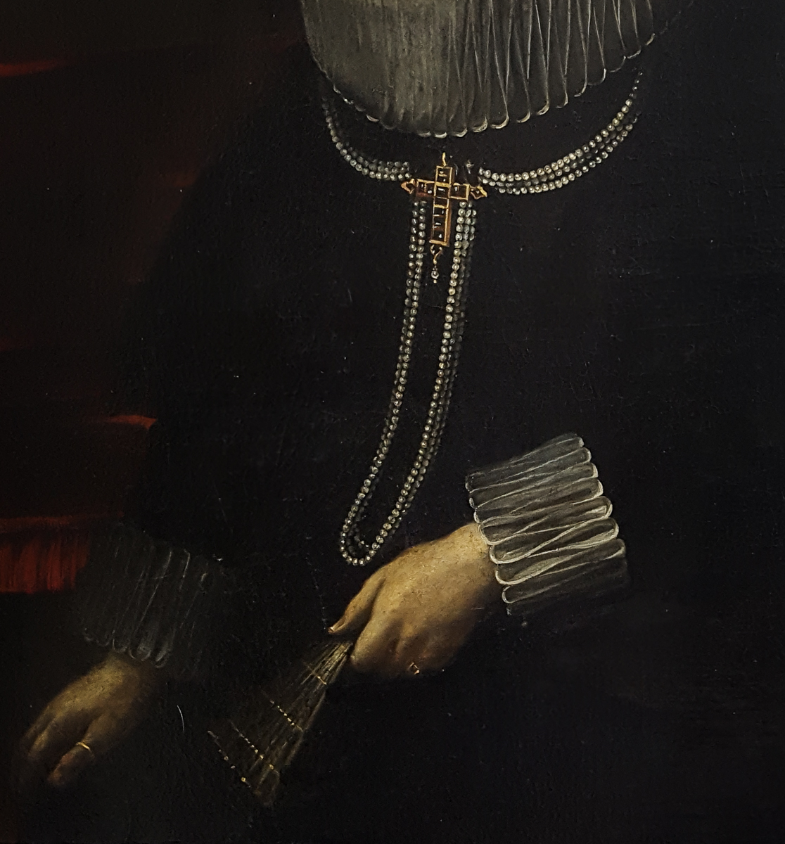 Portrait De Dame, Flamande Vers 1620-photo-1